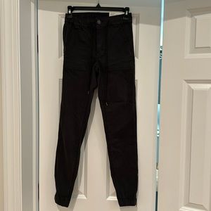 American Eagle Super Stretch Jegging Jogger size 0 25W Black